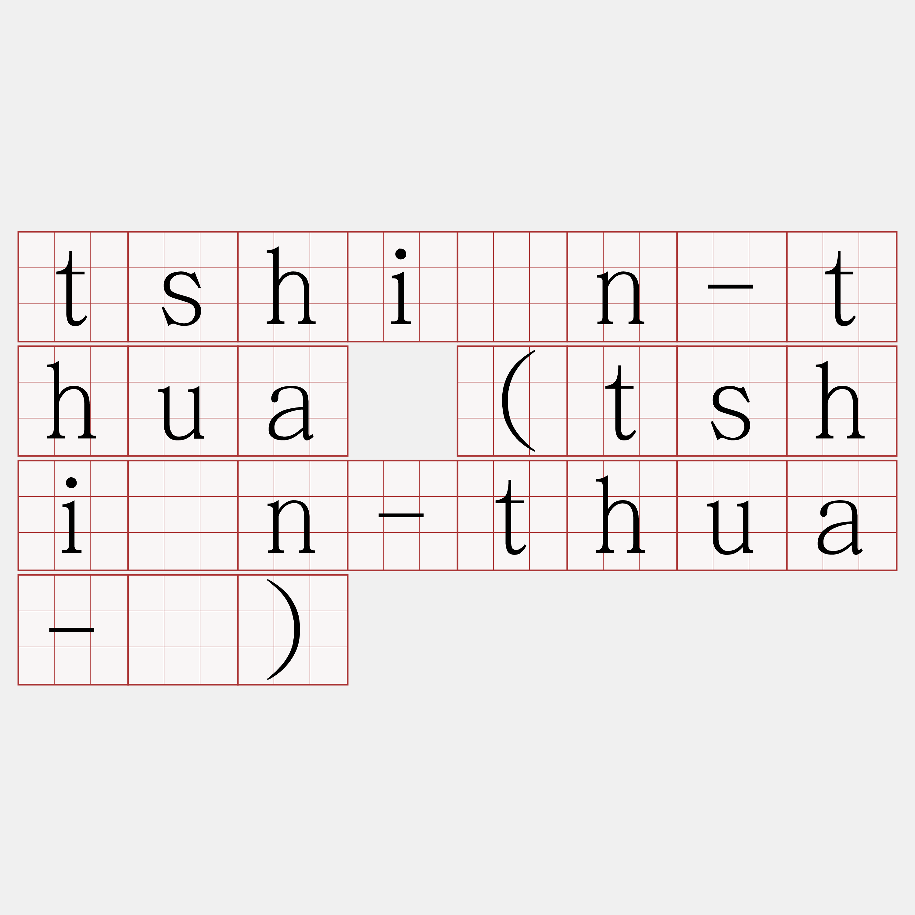 tshián-thua (tshián-thua-á)